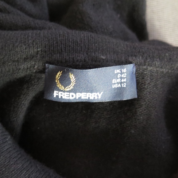 Fred Perry Tartan Plaid Collared Sweater - Wool/Cotton - Picture 10 of 10